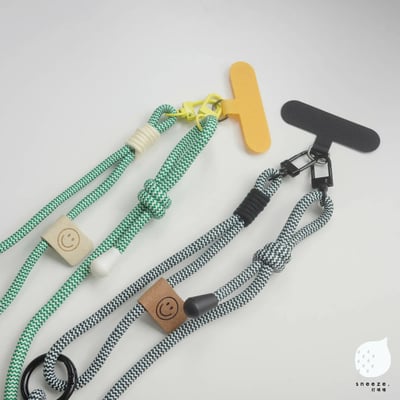 變變變條紋掛繩組合［掛繩+掛片］4