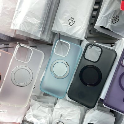 IMD霧面防摔磁吸旋轉支架殼4