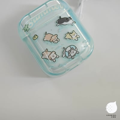 游泳狗狗AirPods保護套2