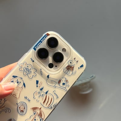 塗鴉喵喵搖搖樂氣囊支架殼4