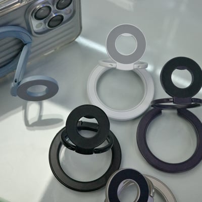 橘色新色上架! 我真的有夠吸磁吸支架 磁力很強2