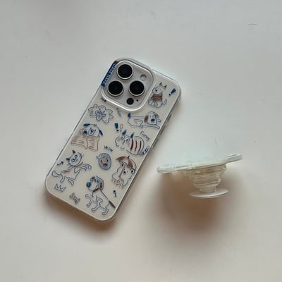 塗鴉喵喵搖搖樂氣囊支架殼3