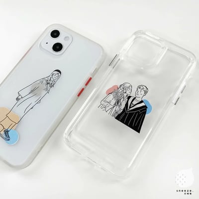 小表情線條人像訂製殼6