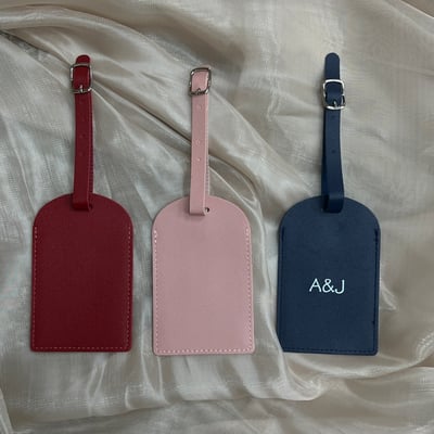 客製化小編特選皮革行李吊牌4