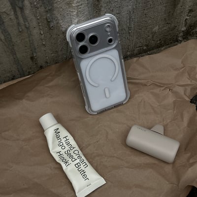 白色棒棒糖MagSafe防摔殼3