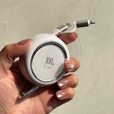 二合一自己捲起來的快充充電線8