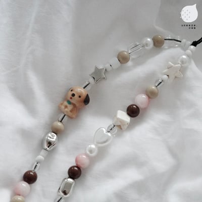 小動物復古配色手機腕鏈掛繩3