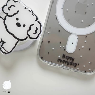 捲毛波波點狗MagSafe殼3
