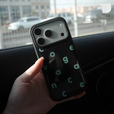 薄荷綠的滴膠英文字呢2