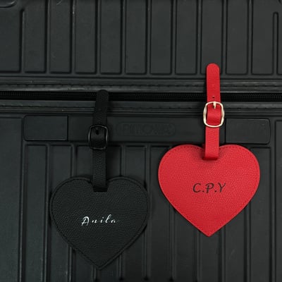 客製化小編特選皮革行李吊牌2