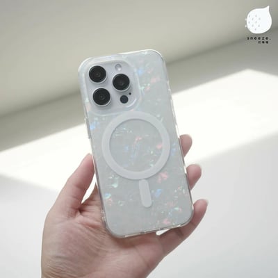 亮面貝殼閃閃MagSafe殼1