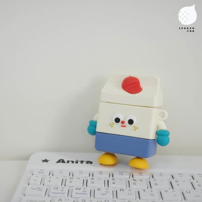牛奶盒機器人AirPods保護套5