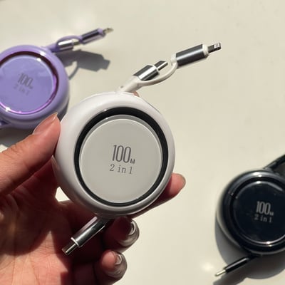 二合一自己捲起來的快充充電線6