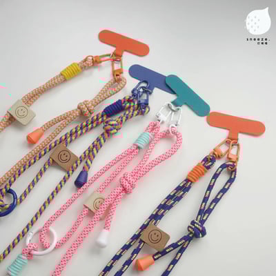 變變變條紋掛繩組合［掛繩+掛片］1