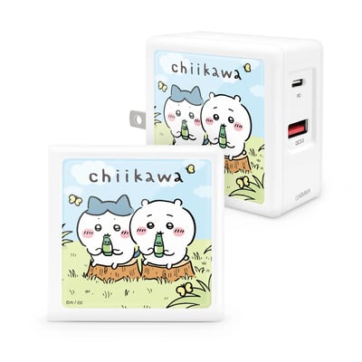 吉伊卡哇喝汽水65W氮化鎵技術快充充電頭1