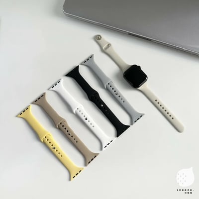 秋冬色矽膠細錶帶3