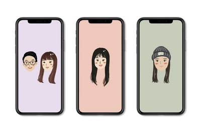 【桌布系列】五告Q的Q版小頭桌布1