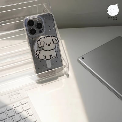 捲毛波波點狗MagSafe殼2