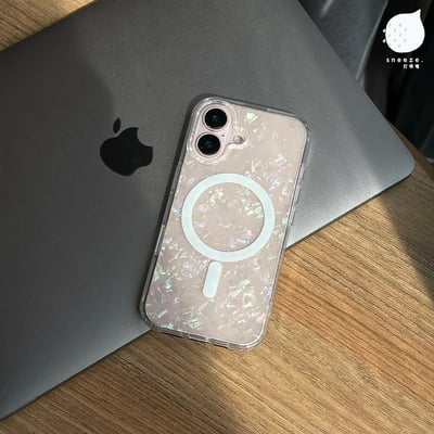 亮面貝殼閃閃MagSafe殼4