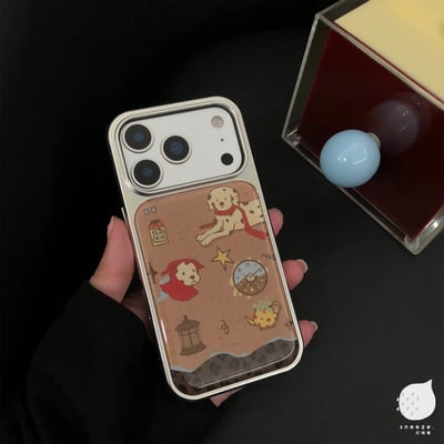 斑點狗狗秋冬配色殼1