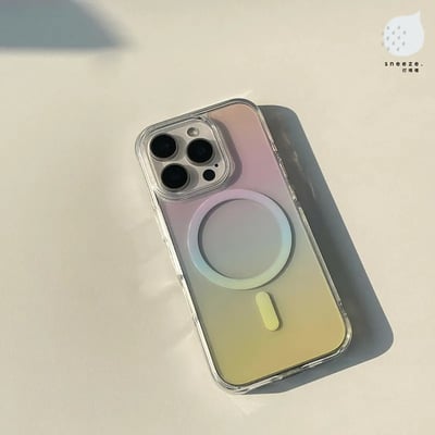 彩虹飄飄MagSafe殼1