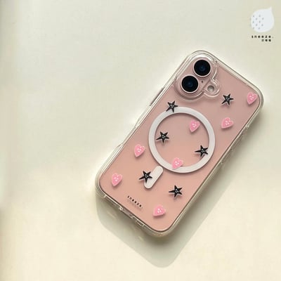 【獨家】潦草愛心尬星星拼盤老娘用不爛MagSafe殼6