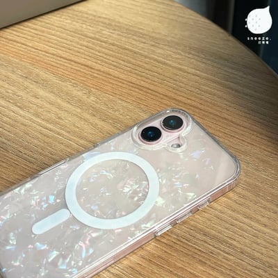 亮面貝殼閃閃MagSafe殼5