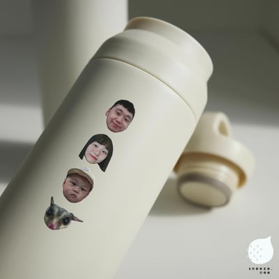 【訂製】可愛小頭頭手提冷熱杯杯2