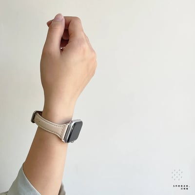 顯手細的皮革錶帶6