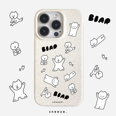 【獨家】BEAR黑白打咩熊環保殼1
