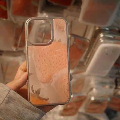 銀邊系列-日本的白草莓1