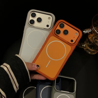 手感好的撞色磨砂磁吸殼2