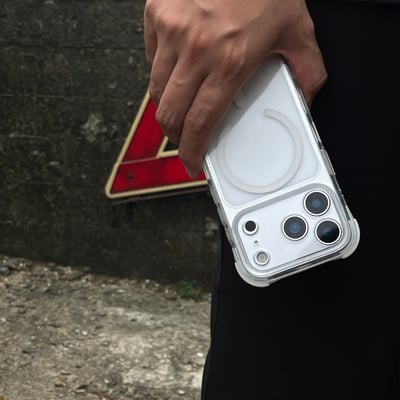 白色棒棒糖MagSafe防摔殼2