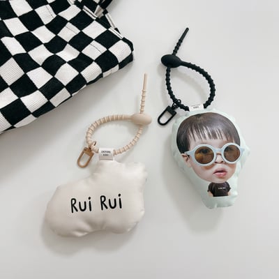 客製 ｜皮革澎澎吊飾5