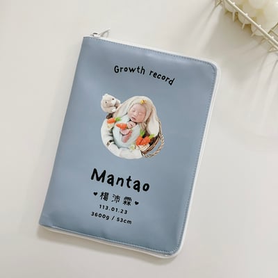 客製 ｜皮革寶寶手冊套 (素色款)3