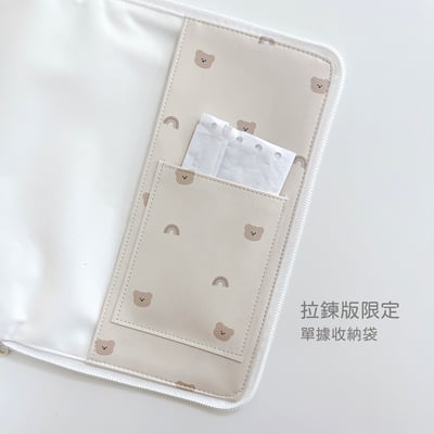 客製 ｜皮革寶寶手冊套 (小花款)12