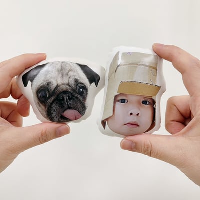 客製 ｜皮革澎澎磁鐵 (可客製底色)2