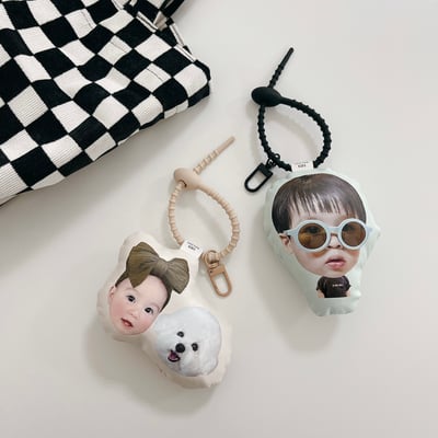 客製 ｜皮革澎澎吊飾4