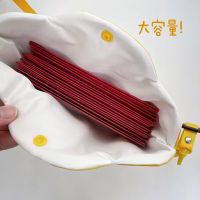 已售完 ｜皮革元寶包 (紅包收納揹袋)5