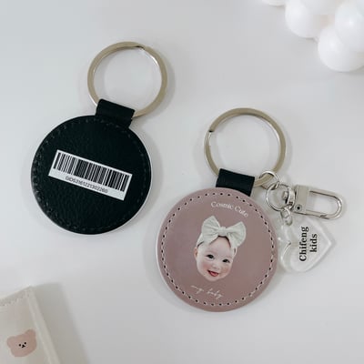 客製 ｜皮革鑰匙圈  皮革載具鑰匙圈2