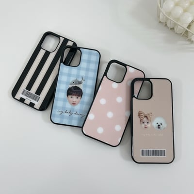 客製 ｜Magsafe 黑框防摔磁吸手機殼1