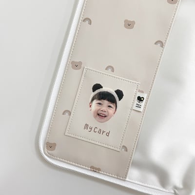 客製 ｜皮革寶寶手冊套 (小熊款)3