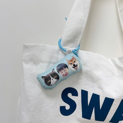 客製 ｜皮革澎澎吊飾11