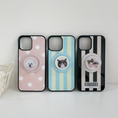 客製 ｜Magsafe 磁吸手機支架 (可客製底色)4