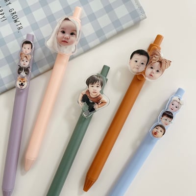 客製 ｜壓克力大頭筆 (一組5支) 贈送筆芯1