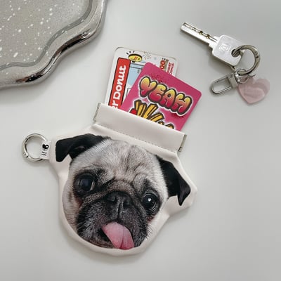 客製 ｜皮革臉萌彈口包 (可客製底色)3