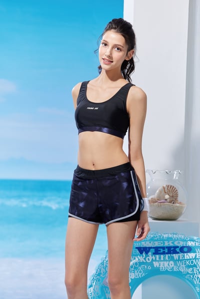 Young Joe 揚捷泳裝 大女運動型假兩件褲 兩件式泳裝1