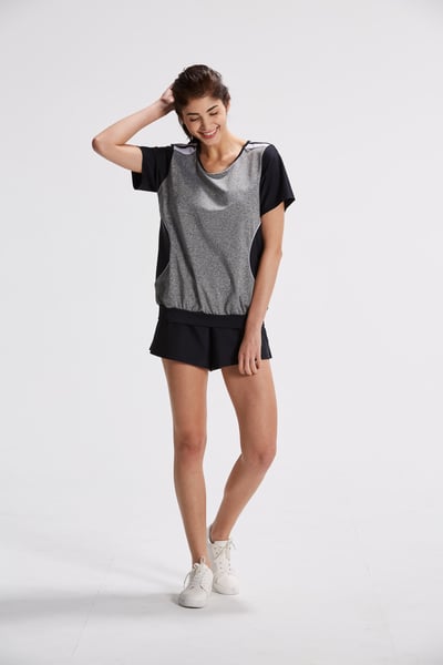 Young Joe 揚捷泳裝 x APPLE 蘋果泳裝 大女加大尺碼短袖2件式泳裝(MIT)1