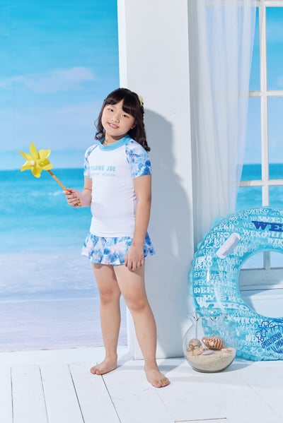Young Joe 揚捷泳裝 小女短袖兩件式泳裝2