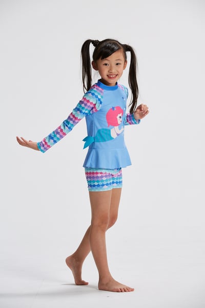 Young Joe 揚捷泳裝 小女美人魚造型泳裝1